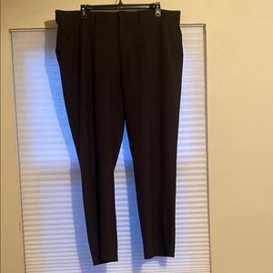 Haggar Black Dress Pants Classic Straight-Leg